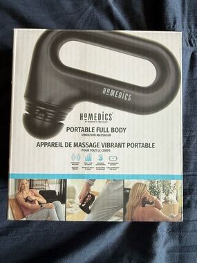 Homedics Portable Full Body Vibration Massager - Black